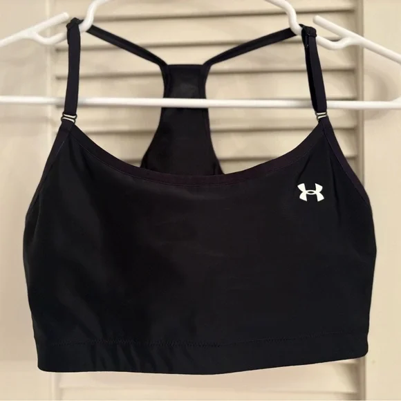 🖤Under Armour • women’s black sports bra • L (36-38) • GUC - Picture 1 of 3
